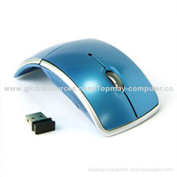 RF Wireless Optical Mouse with Hidden Receiver, Power-saving and Automatic Sleep Functions